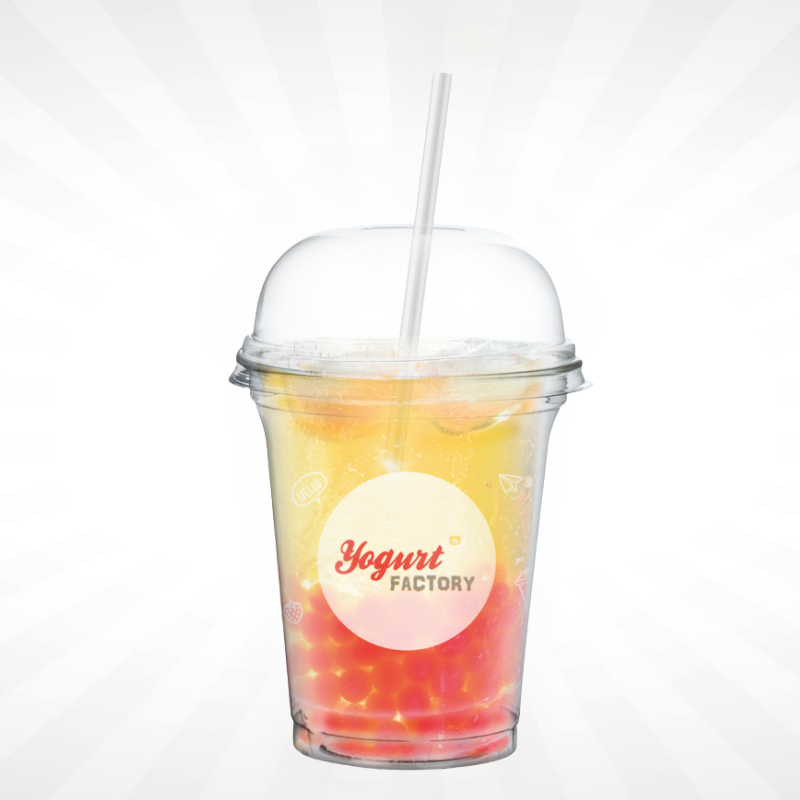 Bubble tea aux perles fruitées